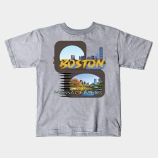 Boston Massachusetts Kids T-Shirt